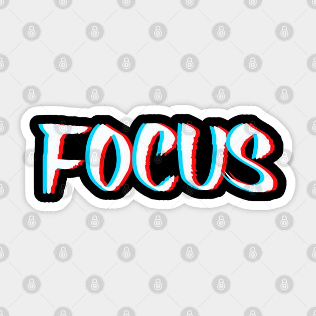 FOCUS Sticker by bobyberto